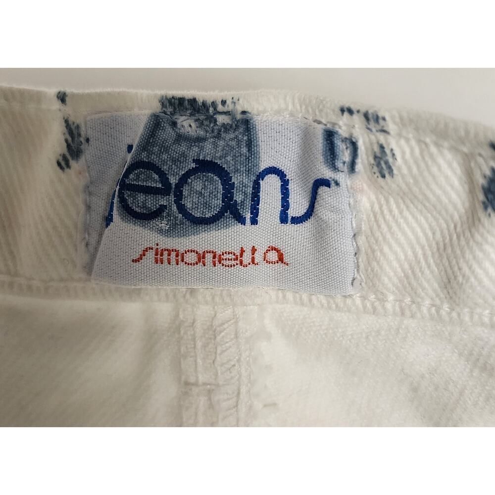 Vintage Jeans By Simonetta Boot-Cut Colorblock Denim Jeans Size EUR12/US Small - Picture 4 of 5
